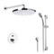 Chrome Thermostatic Shower System with 8